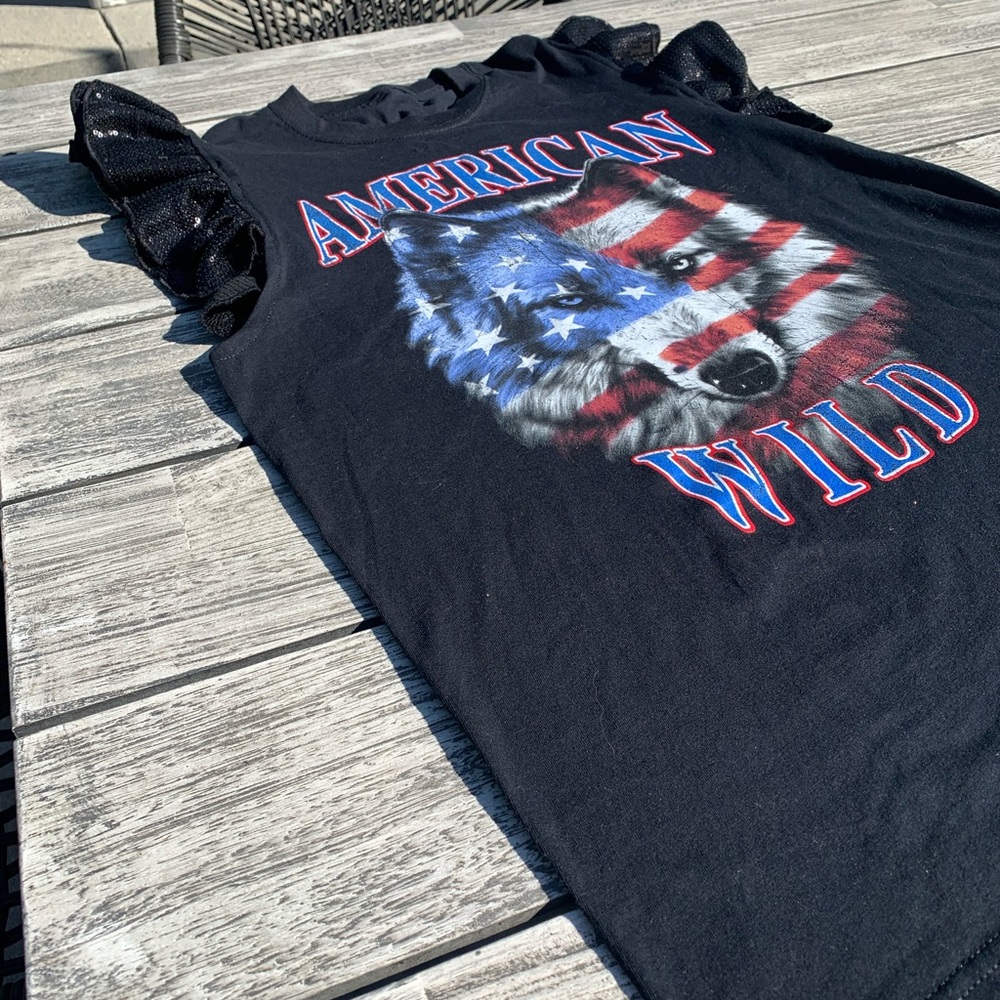 ReWorked Graphic T-Shirt; America; Country western